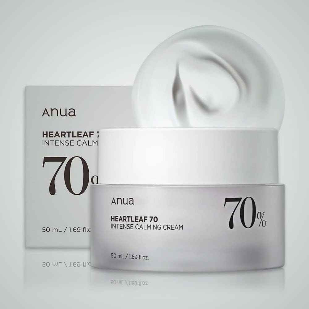 Anua Heartleaf 70 Intense Calming Cream 50ml – Soothing Moisturizer for Sensitive Skin
