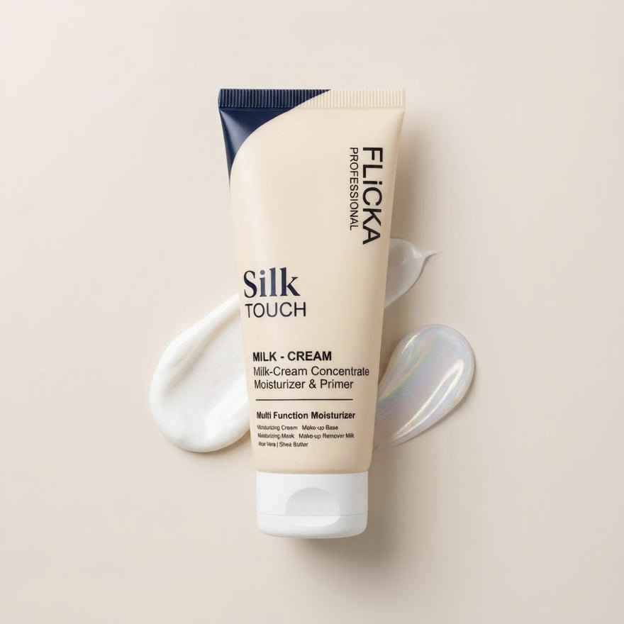 Flicka Professional Silk Touch Milk-Cream Concentrate – Moisturizer & Makeup Primer