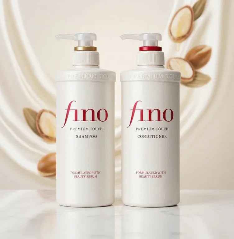 Shiseido Fino Premium Touch Shampoo & Conditioner Set – Japanese Hair Care for Dry & Damaged Hair