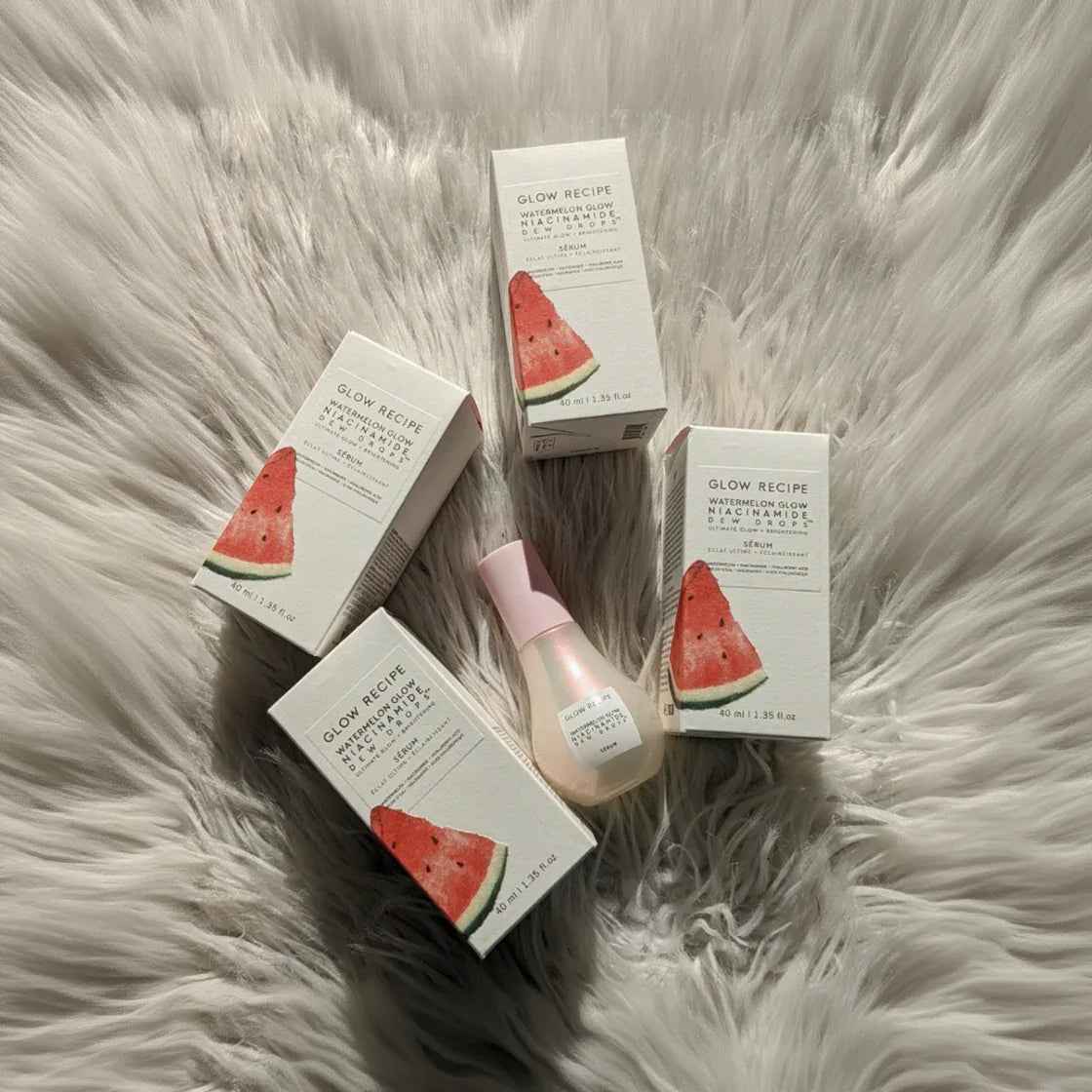Glow Recipe Watermelon Glow Niacinamide Dew Drops 40ml – Brightening Glow Serum &amp; Primer