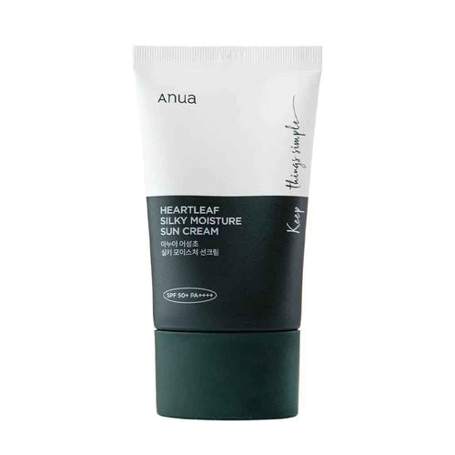 Anua Heartleaf Sun Cream SPF50+ PA++++ - Silky Moisture 50ml - Sunscreen product online in Pakistan