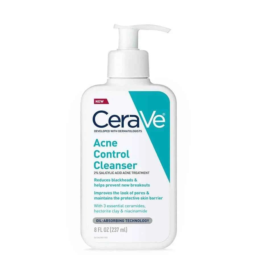 CeraVe Acne Control Cleanser – With 2% Salicylic Acid & Purifying Clay - Glow By Anie