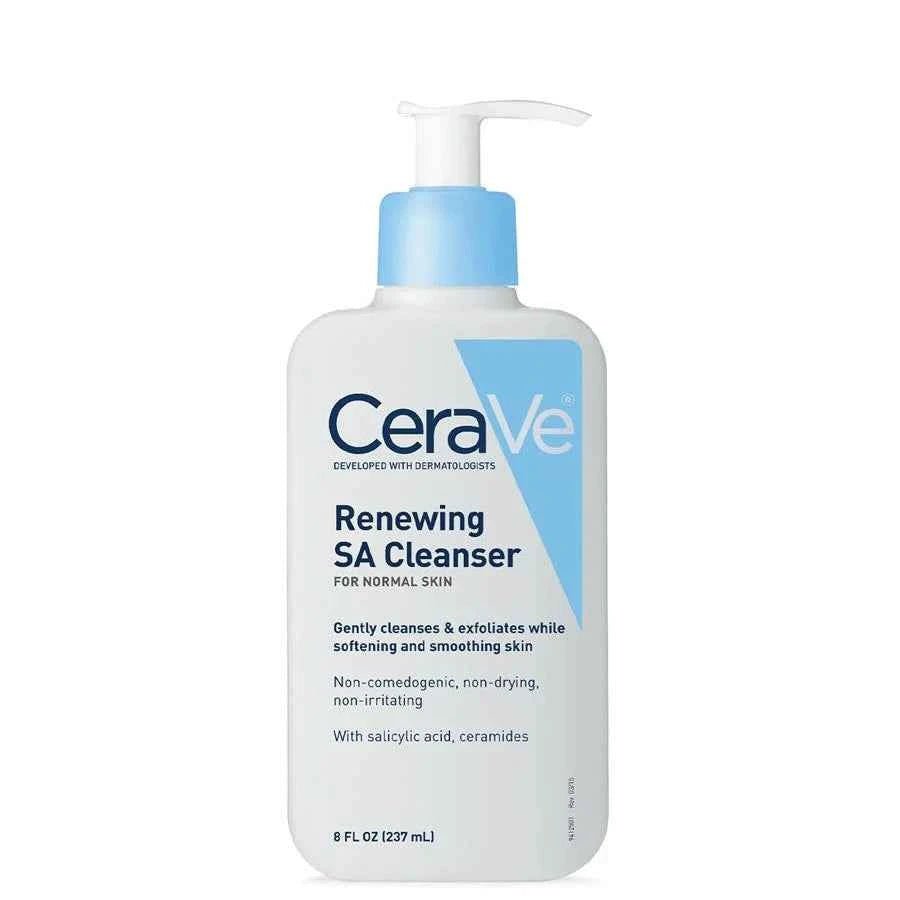 CeraVe Renewing SA Cleanser – Smooth, Exfoliate & Renew - Glow By Anie