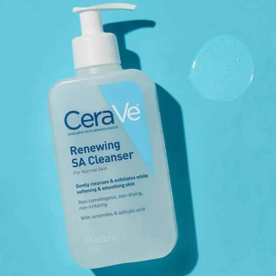 CeraVe Renewing SA Cleanser – Smooth, Exfoliate & Renew - Glow By Anie