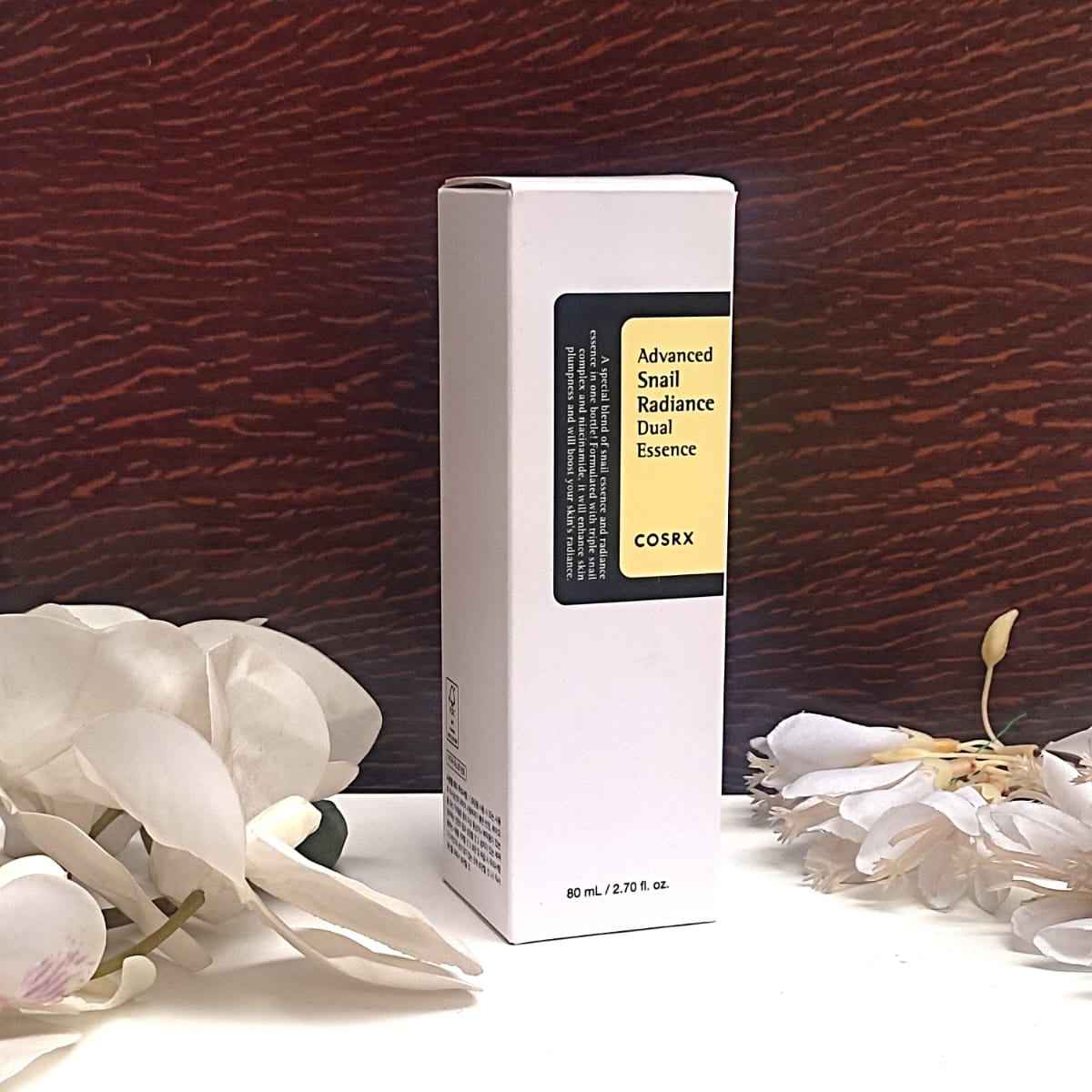 COSRX Advanced Snail Radiance Dual Essence (80ml) – 2 - in - 1 Brightening & Hydrating Serum - Glow By Anie