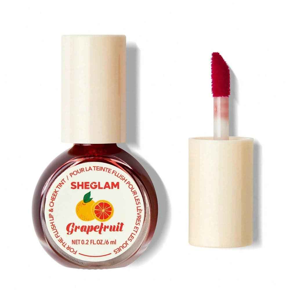 SHEGLAM For The Flush Lip & Cheek Tint Grapefruit – Long-Lasting Natural Peachy Tint