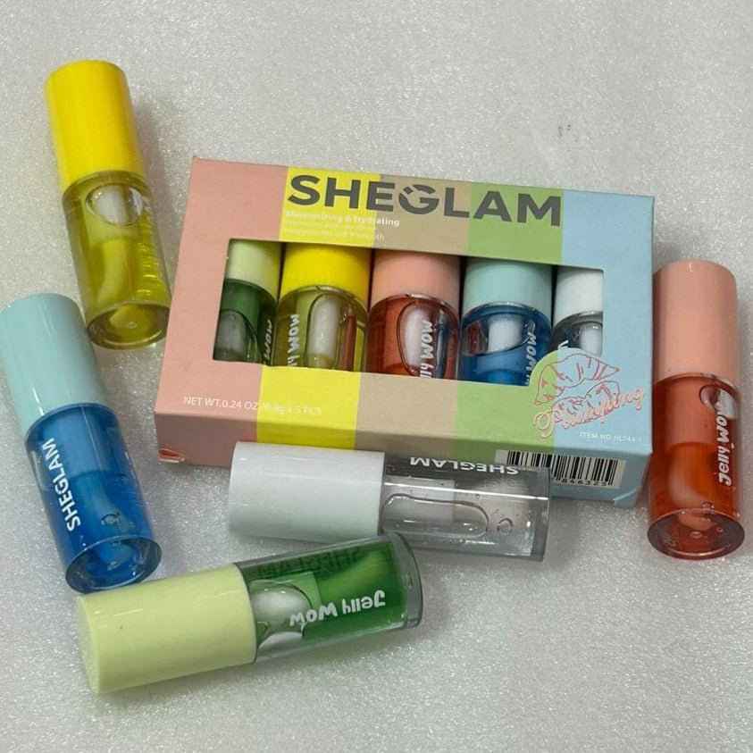 SHEGLAM Jelly Wow Hydrating Lip Oil – Non-Sticky Glossy Lip Oil