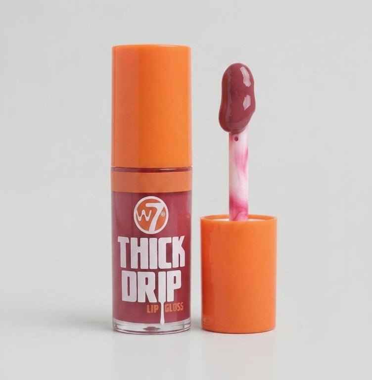 W7 Thick Drip Lip Gloss – Ultra Glossy Non-Sticky Juicy Lip Shine