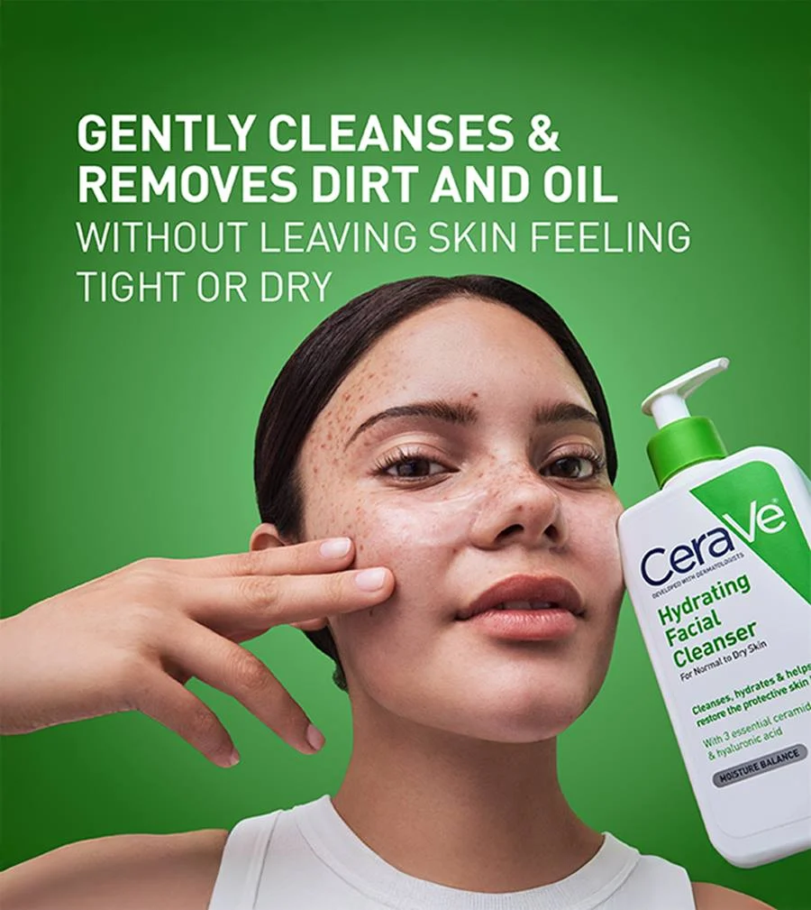 cerave hydrating facial cleanser